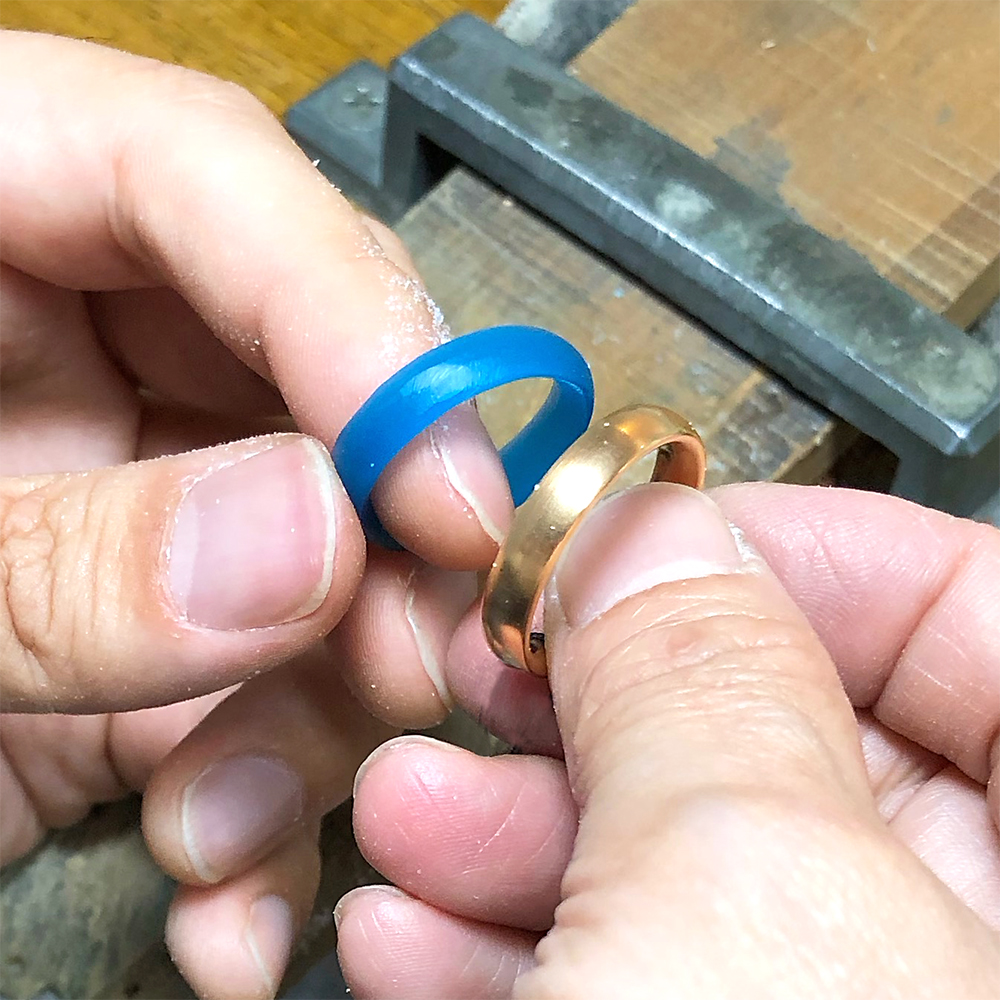 手作り結婚指輪 工程1